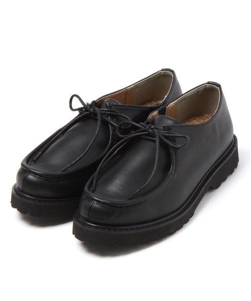 studio CLIP（スタディオクリップ）の「レースアップモカシューズ（その他シューズ・レディース・ブラック/ブラウン・MEDIUM/LARGE）」の2枚目の写真