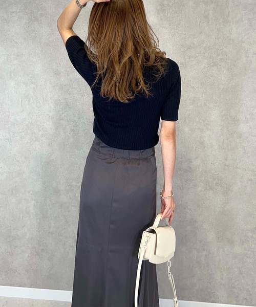 toucher du brise（トゥシェドブリーズ）の「美脚 マーメイドスカート（スカート・レディース・ピンク/チャコールグレー/ブルー・M/S）」の6枚目の写真