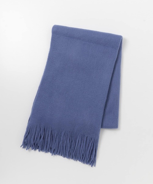SENSE OF PLACE by URBAN RESEARCH（センスオブプレイスバイアーバンリサーチ）の「ニットフリンジストール（ストール/ショール・レディース・ブルー/ブラック/アイボリー/イエロー・ONE）」の19枚目の写真