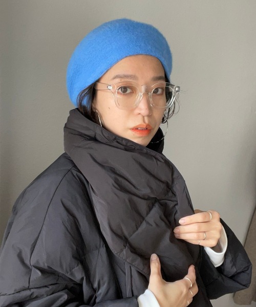 wee9s（ウィークス）の「shaggy far beret / ファーベレー帽