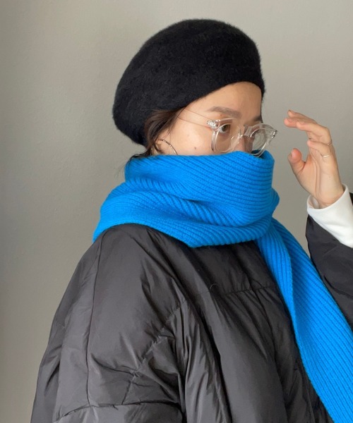 wee9s（ウィークス）の「shaggy far beret / ファーベレー帽