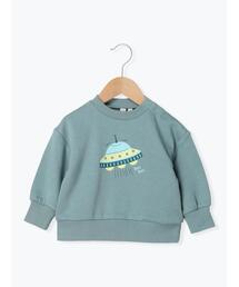 Samansa Mos2 Lagom（サマンサモスモスラーゴム）の「空飛ぶ乗り物トレーナー（Tシャツ/カットソー・キッズ）」
