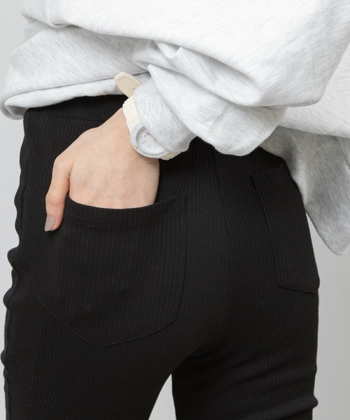 pumpkin port（パンプキンポート）の「リブフレアーパンツ（その他パンツ・レディース・ブラック/グレー・MEDIUM/SMALL/LARGE/X-LARGE）」の13枚目の写真