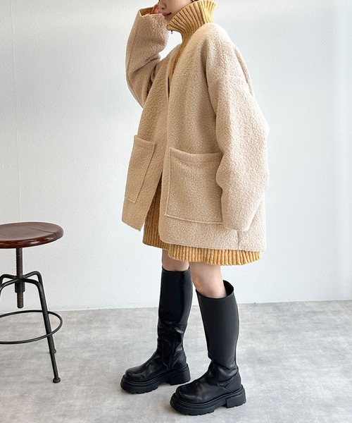 w closet（ダブルクローゼット）の「【2WAY】リバーシブルボア