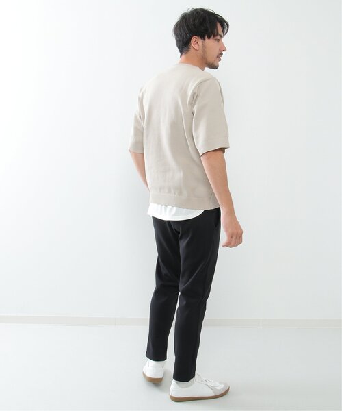 ikka(イッカ)の「【2点セット】ワッフルニット半袖インナーセット(ニット/セーター・メンズ・オリーブ/ベージュ/パープル/ネイビー・S/M/L/XL)」の17枚目の写真