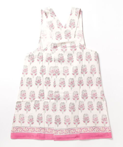 チチカカ(チチカカ)の「ブロックプリントエプロン(エプロン・レディース・ピンク/パープル・FREE)」の15枚目の写真