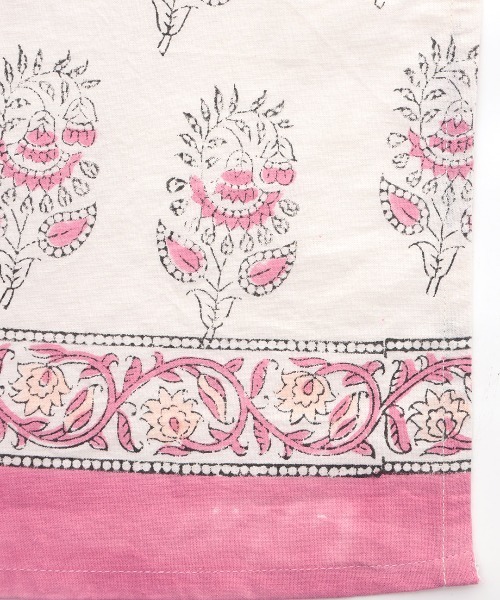 チチカカ(チチカカ)の「ブロックプリントエプロン(エプロン・レディース・ピンク/パープル・FREE)」の12枚目の写真