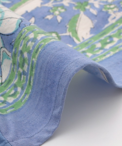 チチカカ(チチカカ)の「ブロックプリントエプロン(エプロン・レディース・ピンク/パープル・FREE)」の14枚目の写真