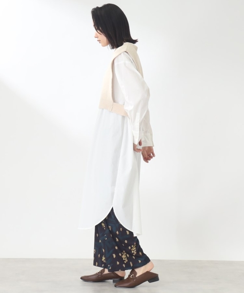 THE SHOP TK (ザ ショップ ティーケー )の「◆【オールシーズン着回し◎/洗える】サイドメタルボタンベスト(ベスト・レディース・ネイビー/ナチュラル・99)」の22枚目の写真