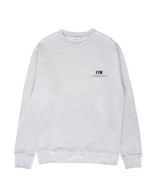 FTW（エフティダブリュー）の「FTW STANDARD LOGO  CREWNECK（スウェット・メンズ・チャコール/グレー/ブラック/ブルー・LARGE/SMALL/MEDIUM）」の3枚目の写真