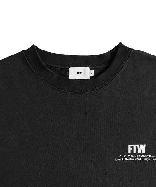 FTW（エフティダブリュー）の「FTW STANDARD LOGO  CREWNECK（スウェット・メンズ・チャコール/グレー/ブラック/ブルー・LARGE/SMALL/MEDIUM）」の17枚目の写真