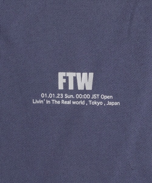 FTW（エフティダブリュー）の「FTW STANDARD LOGO  CREWNECK（スウェット・メンズ・チャコール/グレー/ブラック/ブルー・LARGE/SMALL/MEDIUM）」の10枚目の写真
