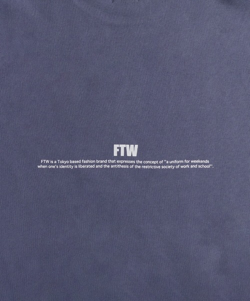 FTW（エフティダブリュー）の「FTW STANDARD LOGO  CREWNECK（スウェット・メンズ・チャコール/グレー/ブラック/ブルー・LARGE/SMALL/MEDIUM）」の11枚目の写真