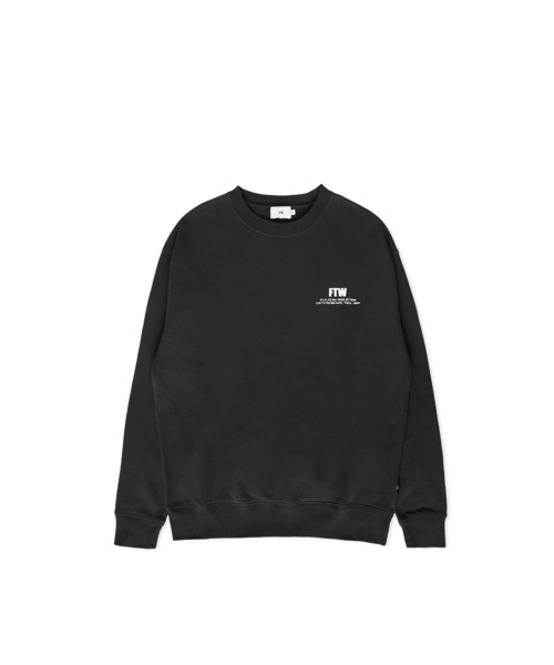 FTW（エフティダブリュー）の「FTW STANDARD LOGO  CREWNECK（スウェット・メンズ・チャコール/グレー/ブラック/ブルー・LARGE/SMALL/MEDIUM）」の15枚目の写真