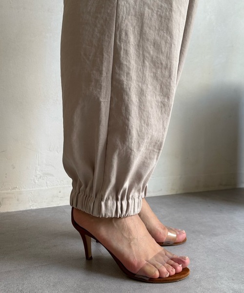 DouDou（ドゥドゥ）の「カーゴパンツ（カーゴパンツ・レディース・グレイッシュベージュ/ブラック/オフホワイト・FREE）」の8枚目の写真