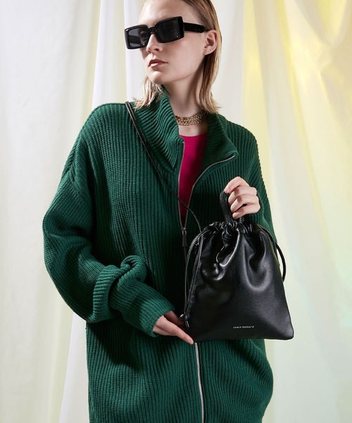 ENDER PRODUCTS（エンダープロダクツ）の「2WAY巾着ショルダーバッグ【ENDER PRODUCTS/エンダープロダクツ】（ショルダーバッグ・メンズ・アイボリー/パープル系/ダークブラウン/ブラック/マスタード・FREE）」の6枚目の写真