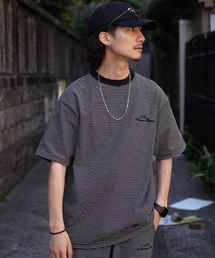 schott | 【WEB LIMITED】Schott/ショット/BLIND STRIPE T-SHIRT/ブラインドストライプ Tシャツ(Tシャツ/カットソー)