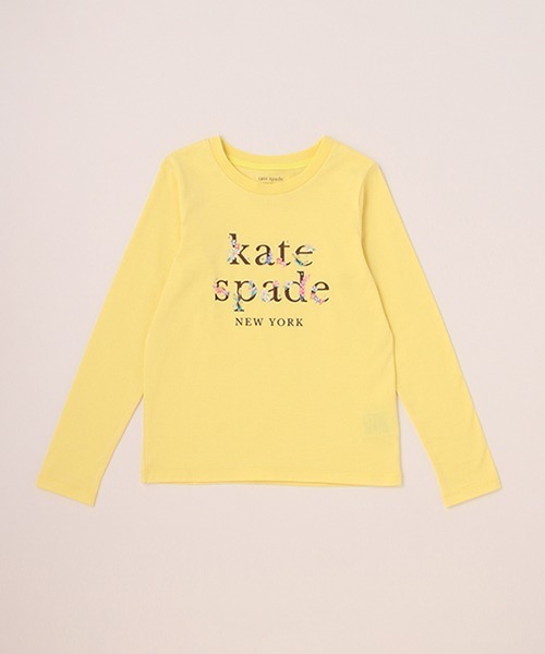★ガールズ フラワーロゴTシャツ