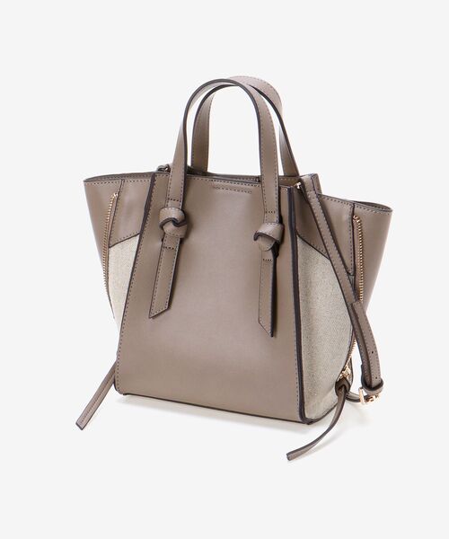 le.coeur blanc（ルクールブラン）の「サイドジッパートート（トートバッグ・レディース・グレイッシュベージュ/ブラック・FREE）」の11枚目の写真