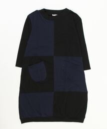 sandy | 【sandy】ミニ裏毛切り替えワンピース(ワンピース)