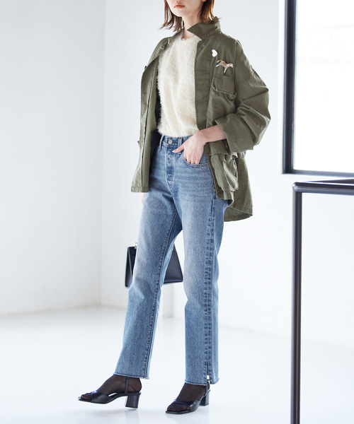 SLOBE IENA(スローブイエナ)の「【ROTHCO/ロスコ】 BDU SHIRTS ブルゾン(ミリタリージャケット・レディース・ブラック/カーキ・FREE)」の11枚目の写真