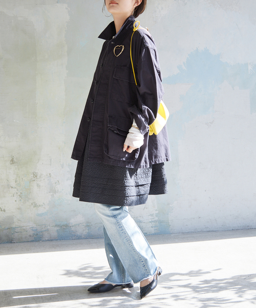 SLOBE IENA(スローブイエナ)の「【ROTHCO/ロスコ】 BDU SHIRTS ブルゾン(ミリタリージャケット・レディース・ブラック/カーキ・FREE)」の15枚目の写真