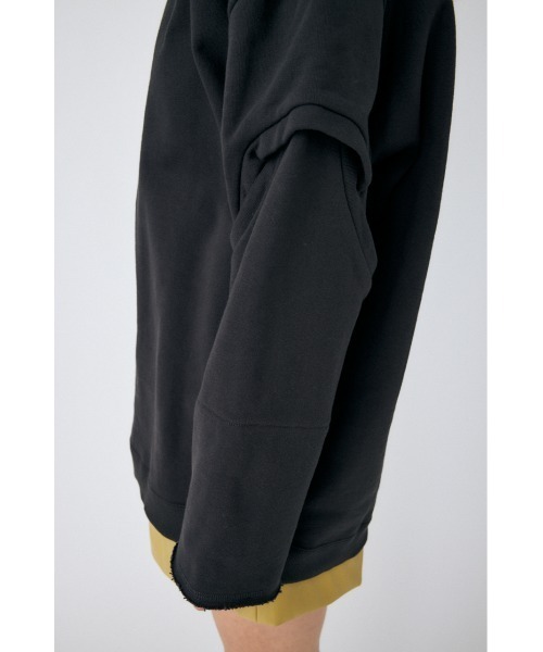 MOUSSY（マウジー）の「OPEN SLEEVE スウェット（スウェット・レディース・ライトブラック/杢グレー/オフホワイト/ライトグリーン・FREE）」の22枚目の写真