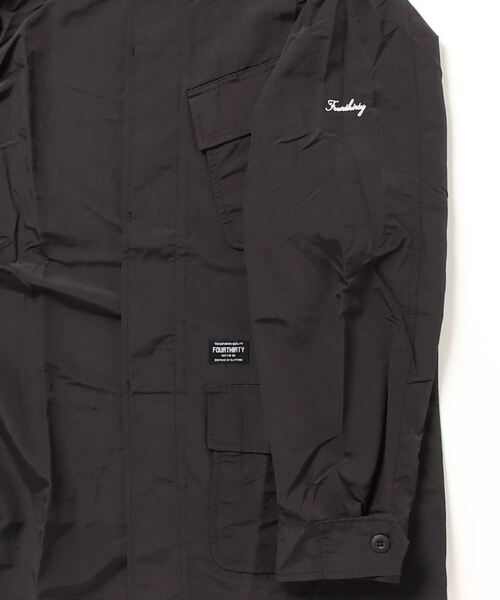 430(フォーサーティ)の「【430】NYLON BDU JACKET WO/EMB(カバーオール・メンズ・カーキ/ブラック/オレンジ・3/2/1)」の5枚目の写真