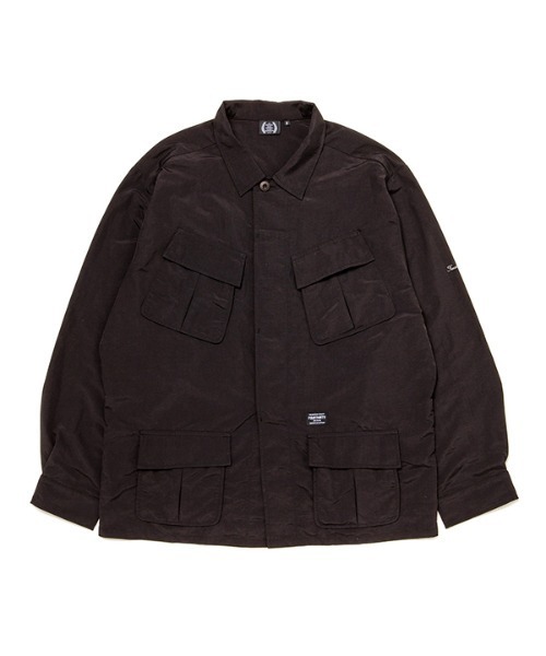 430(フォーサーティ)の「【430】NYLON BDU JACKET WO/EMB(カバーオール・メンズ・カーキ/ブラック/オレンジ・3/2/1)」の1枚目の写真