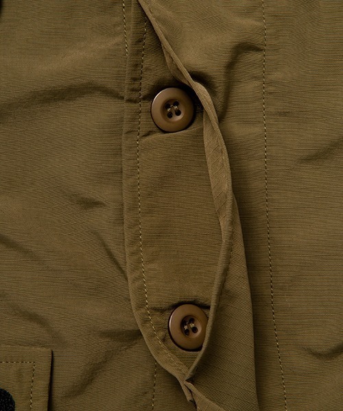 430(フォーサーティ)の「【430】NYLON BDU JACKET WO/EMB(カバーオール・メンズ・カーキ/ブラック/オレンジ・3/2/1)」の11枚目の写真