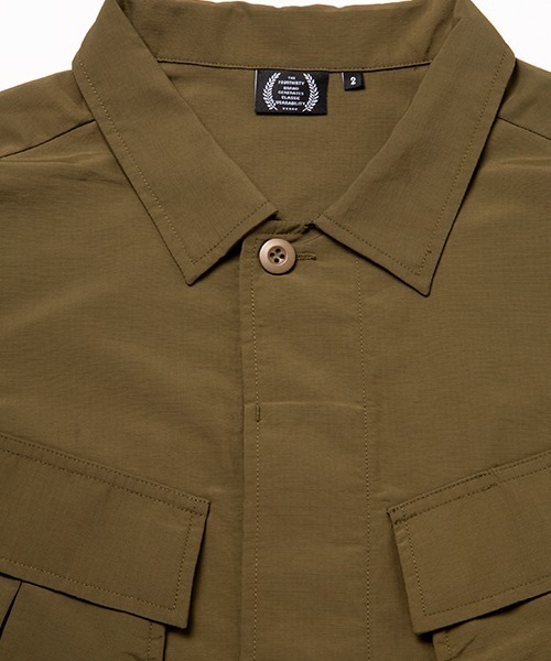 430(フォーサーティ)の「【430】NYLON BDU JACKET WO/EMB(カバーオール・メンズ・カーキ/ブラック/オレンジ・3/2/1)」の12枚目の写真