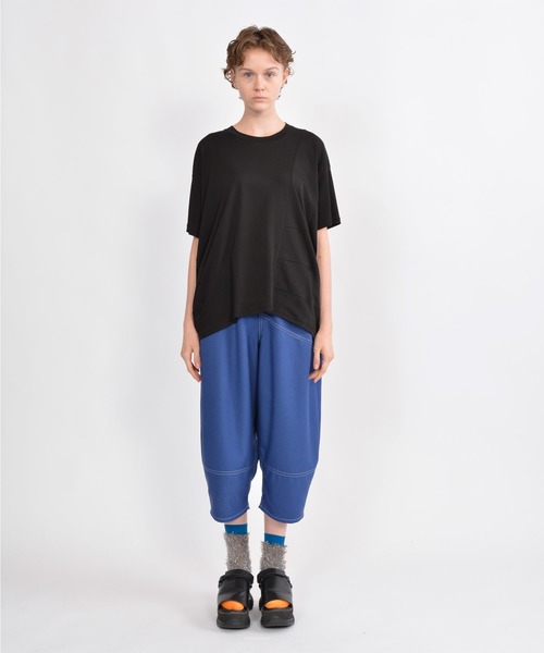 gomme（ゴム）の「Ｐツイル　切替カーブパンツ（その他パンツ・レディース・ブラック/ブルー/チャコールグレー・MEDIUM）」の20枚目の写真