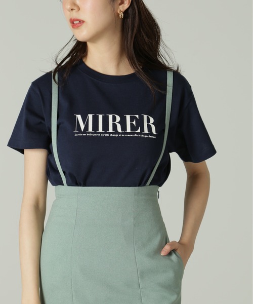 FREE'S MART(フリーズマート)の「◆カラーロゴプリントTシャツ(Tシャツ/カットソー・レディース・イエロー/ネイビー/ホワイト・FREE)」の19枚目の写真