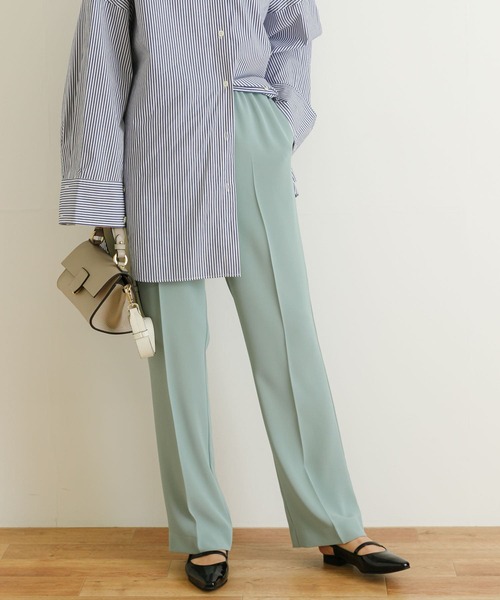 URBAN RESEARCH（アーバンリサーチ）の「センタープレスイージーパンツ（その他パンツ・レディース・ブルー系その他/ネイビー/オフホワイト・38/36）」の21枚目の写真