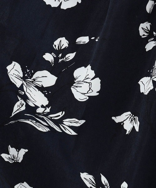 Grand PARK（グランドパーク）の「花柄フレアースカート（スカート・レディース・オレンジ/ブラック/ネイビー・FREE）」の14枚目の写真