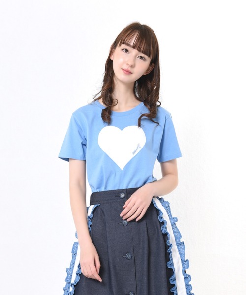 MILK(ミルク)の「Plump Heart Tシャツ(Tシャツ/カットソー・レディース・A/B/C/D・FREE)」の3枚目の写真