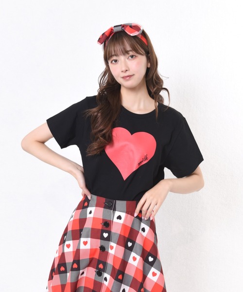 MILK(ミルク)の「Plump Heart Tシャツ(Tシャツ/カットソー・レディース・A/B/C/D・FREE)」の4枚目の写真