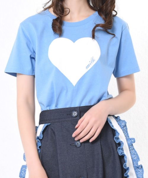 MILK(ミルク)の「Plump Heart Tシャツ(Tシャツ/カットソー・レディース・A/B/C/D・FREE)」の15枚目の写真