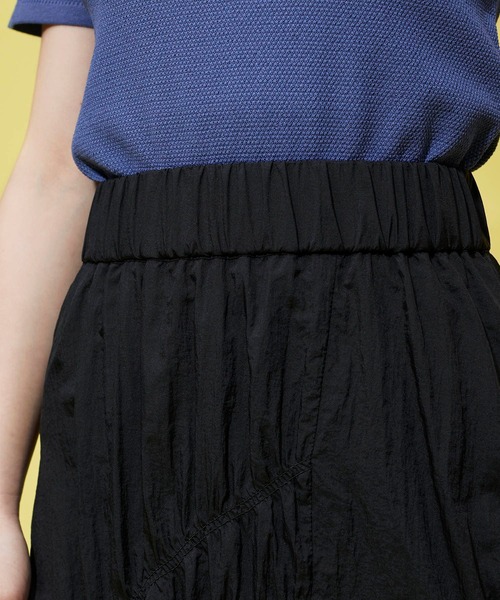 FOREVER 21（フォーエバー トゥエンティーワン）の「【VINTAGE】アシメギャザーロングスカート（スカート・レディース・ブラック/イエロー/グリーン・FREE）」の13枚目の写真