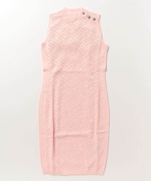 Guess（ゲス）の「Paula Logo Knit Mini Dress ワンピース ドレス（ワンピース・レディース・ブラック/ベージュ/ライトピンク・MEDIUM/SMALL/X-SMALL）」の5枚目の写真