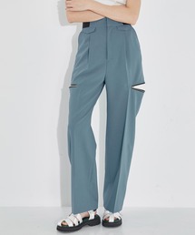 CITY TOKYO | サイドファスナースリットパンツ(スラックス)