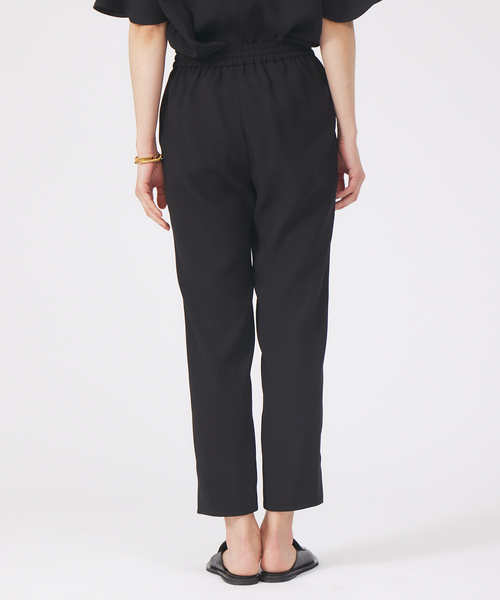 qualite（カリテ）の「【セットアップ対応】ダブルクロスパンツ（スラックス・レディース・ブラック/ベージュ・40/38/36/34）」の10枚目の写真