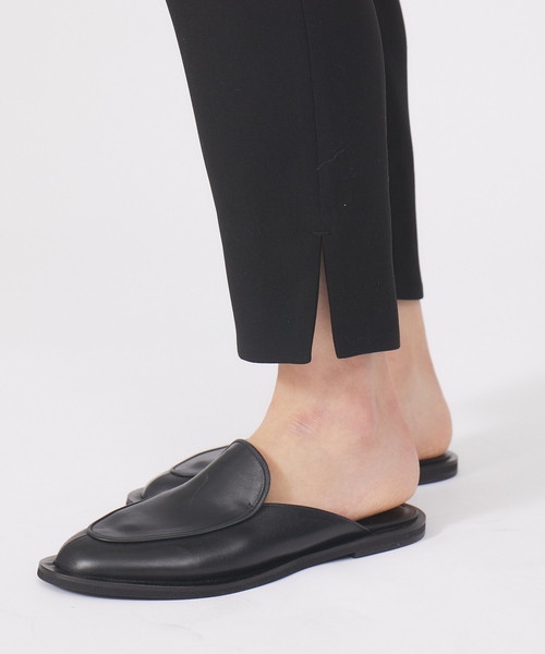 qualite（カリテ）の「【セットアップ対応】ダブルクロスパンツ（スラックス・レディース・ブラック/ベージュ・40/38/36/34）」の8枚目の写真