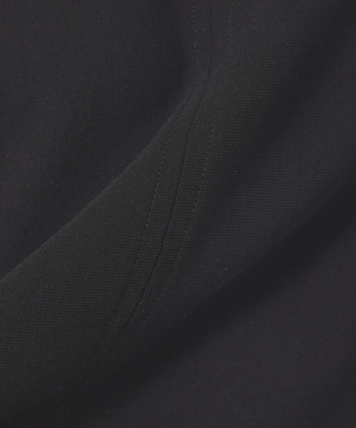 qualite（カリテ）の「【セットアップ対応】ダブルクロスパンツ（スラックス・レディース・ブラック/ベージュ・40/38/36/34）」の6枚目の写真