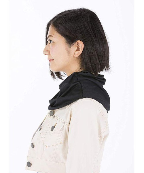 SUNAYAMA(スナヤマ)の「SUNAYAMA/砂山 UVカット 吸汗速乾 接触冷感 耳掛け ネックガード フェイスガード フェイスマスク フェイスカバー(マスク・レディース・グレー/ブラック/ホワイト・FREE)」の11枚目の写真