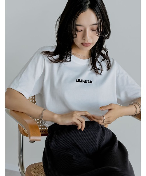 接触冷感][UVカット][販売枚数5.2万枚突破]フロッキーゴシックロゴT