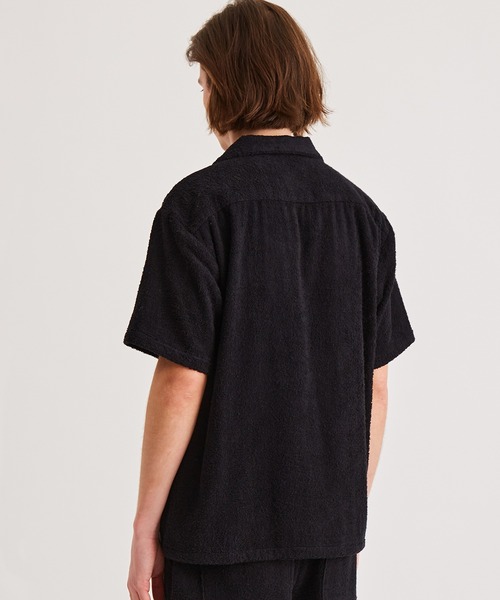Saturdays NYC（サタデーズ ニューヨークシティ ）の「Pile Open Collar S/S Shirt（シャツ/ブラウス・メンズ・ブラック・L/M/XL）」の7枚目の写真