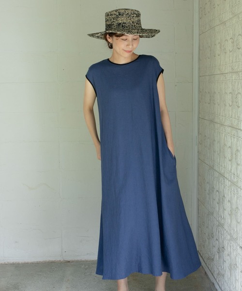 かぐれ　リネンレーヨンワイドワンピース アーバンリサーチドアーズ かぐれ リネンレーヨンワイドワンピース アーバンリサーチドアーズ か