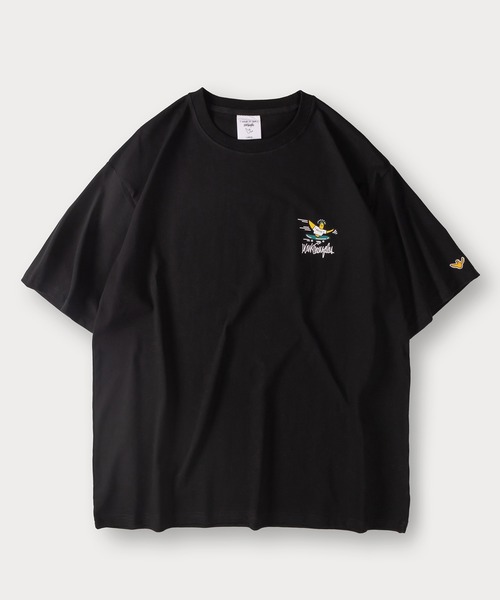 (What it isNt)ART BY MARKGONZALES(ワットイットイズント)の「24SS 新色追加【(What it isNt) ART BY MARK GONZALES/ワットイットイズント マークゴンザレス】バックプリントグラフィックTシャツ/ワンポイント/オーバーサイズ(Tシャツ/カットソー・メンズ・ブラック/ホワイト/ベージュ/ブルー/グリーン/ホワイト系その他2/ホワイト系その他/ブラック系その他/ブラック系その他2/カーキ/ネイビー/グレイッシュベージュ・M/L/XL)」の21枚目の写真