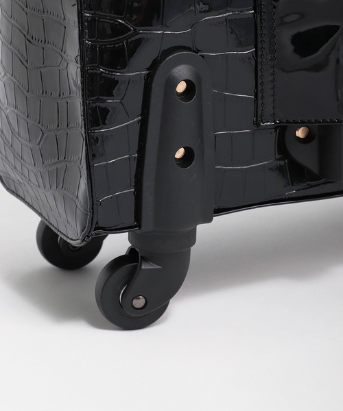 Three Four Time(スリーフォータイム)の「4輪型押しレトロキャリーバッグ(スーツケース/キャリーバッグ・レディース・ブラック・FREE)」の6枚目の写真